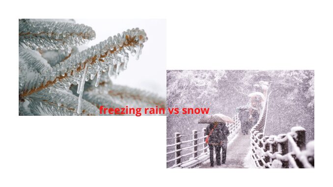 freezing rain vs snow