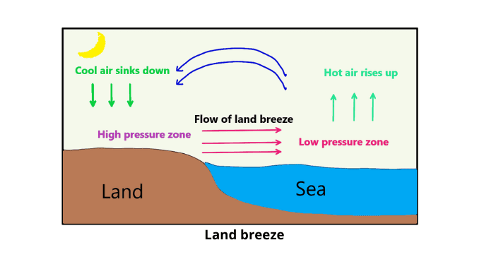 Land and sea breezes