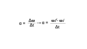 angular acceleration