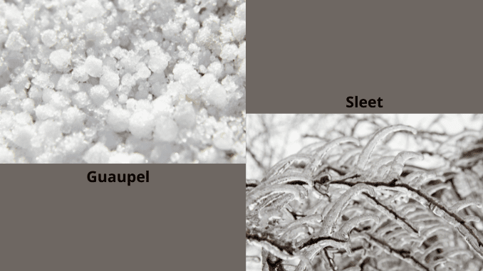 Graupel vs Sleet