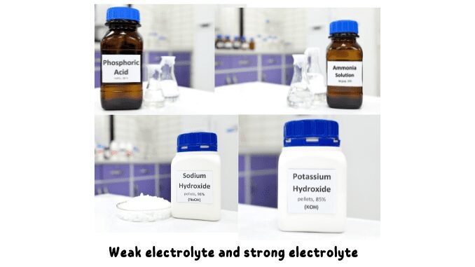 Weak electrolyte