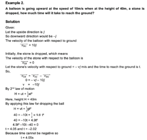 Example 2 and solution