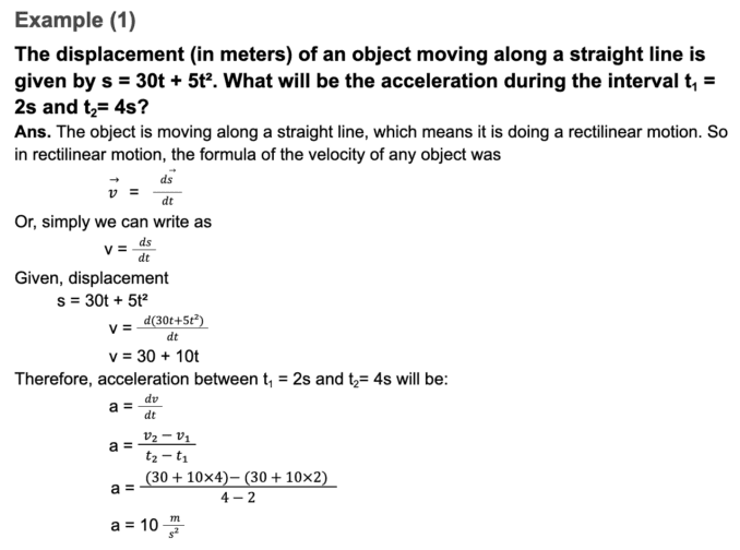 What is Rectilinear motion? - ScienceQuery