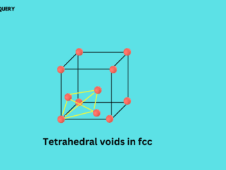 Number of tetrahedral voids in fcc