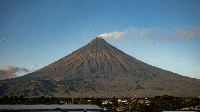 Cinder cone volcano